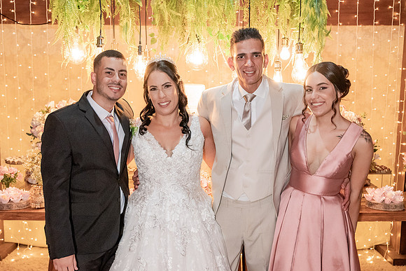 0275 - Claudilene e Guilherme - Casamento - DF4_4642